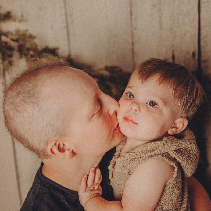 A Mother and a Young Cancer Patient