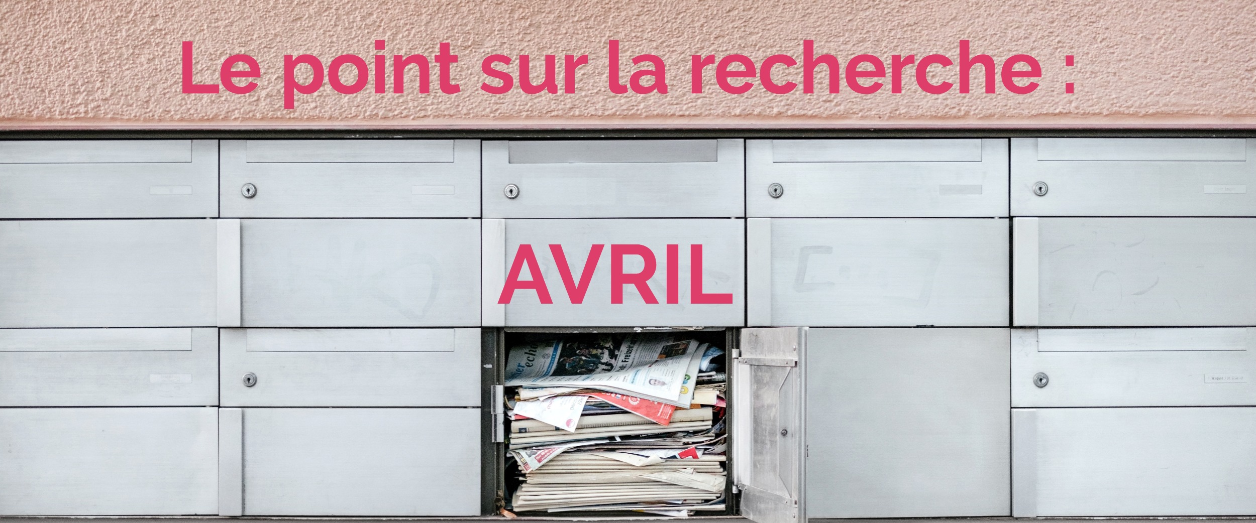 Le point sur la recherche : avril 