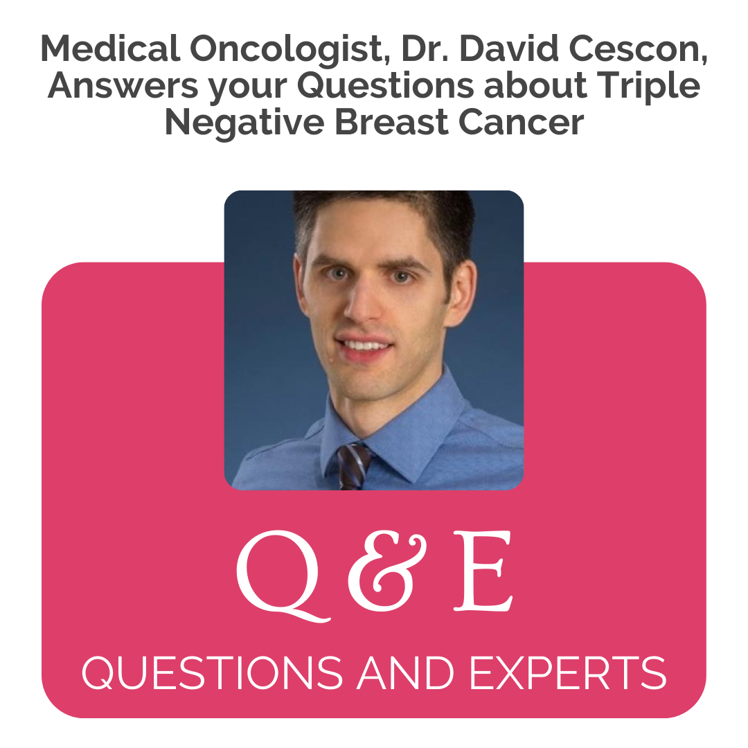 Dr. David Cescon Discussed Triple Negative Breast Cancer
